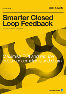 Smarter Closed Loop Feedback