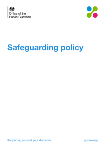 Safeguarding policy