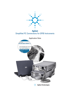 Simplified PC Connections for GPIB Instruments