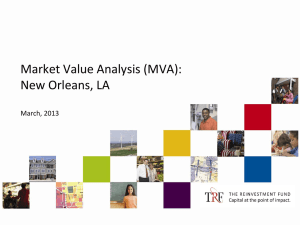 Market Value Analysis (MVA): New Orleans, LA