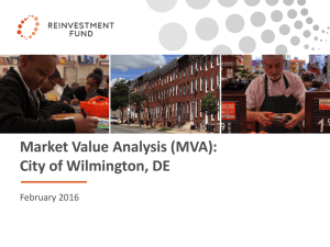 Market Value Analysis (MVA): City of Wilmington, DE