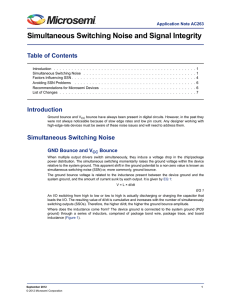 Simultaneous Switching Noise and Signal Integrity