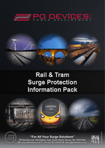 Rail Surge Protection Information Pack