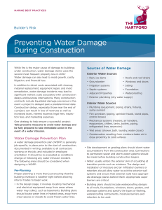 Preventing Water Damage During Construction