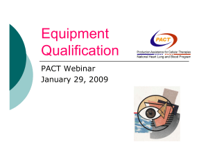 Equipment Qualification