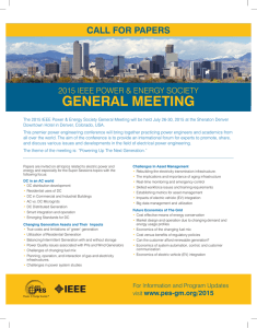 general meeting - IEEE Power and Energy Society