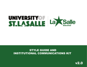 Style Guide / Institutional Communications Kit