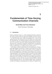 Fundamentals of Time-Varying Communication Channels