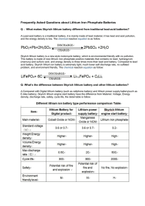 Frequently Asked Questions about Lithium Iron Phosphate Batteries