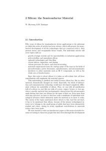 2 Silicon: the Semiconductor Material