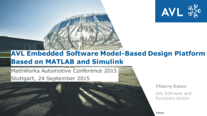 14 AVL Embedded Software Model-Based Design