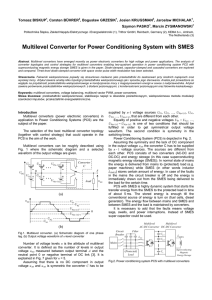 Multilevel Converter for Power Conditioning System with SMES