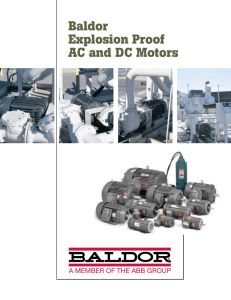 Baldor Explosion Proof AC and DC Motors