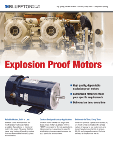Explosion Proof Motors