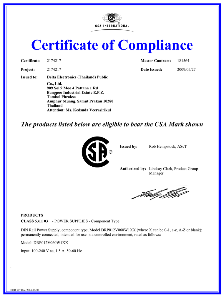 What Is A Certificate Of Design Compliance - Printable Templates