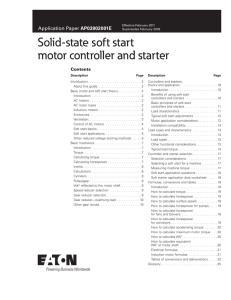 Solid-state soft start motor controller and starter