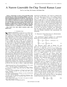 IEEE Journal of Quantum Electronics, Vol. 47, No. 3, pp. 320