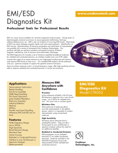 EMI/ESD Diagnostics Kit