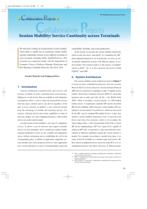 Session Mobility: Service Continuity across Terminals