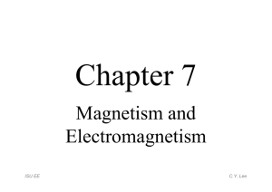Chapter 7 - Magnetism and Electromagnetism