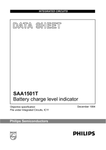 Battery charge level indicator