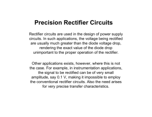 Precision Rectifier Circuits