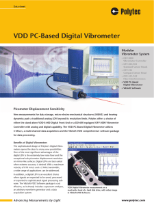 VDD PC-Based Digital Vibrometer