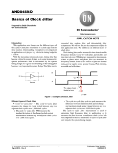 AND8459 - Basics of Clock Jitter