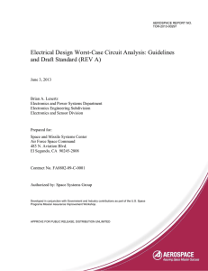 Electrical Design Worst-Case Circuit Analysis