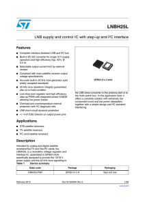 LNB supply and control IC with step