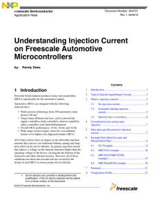 AN4731, Understanding Injection Current on Freescale Automotive