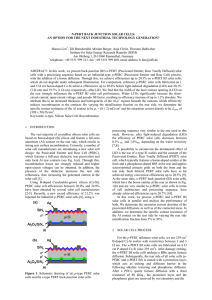 N-PERT BACK JUNCTION SOLAR CELLS: AN OPTION FOR THE