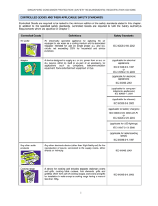 SINGAPORE CONSUMER PROTECTION (SAFETY