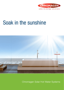 Solar Hot Water Brochure