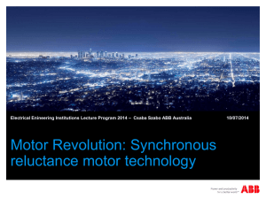 Motor Revolution: Synchronous reluctance motor technology