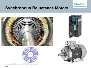 Synchronous Reluctance Motors