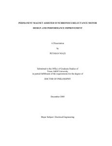 PERMANENT MAGNET ASSISTED SYNCHRONOUS