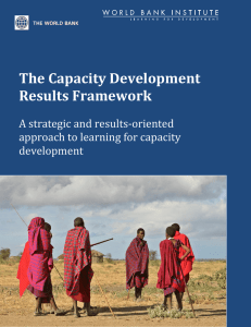 The Capacity Development Results Framework