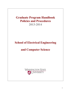 Graduate Handbook 2006-2007 - School of Electrical Engineering