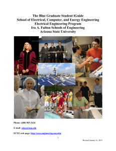 Blue Guide - School of Electrical, Computer and Energy Engineering