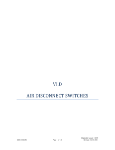vi.d air disconnect switches