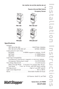 Installation Instructions