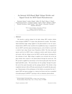 An Internal ALD-Based High Voltage Divider and Signal Circuit for