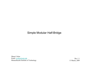 Simple Modular Half-Bridge
