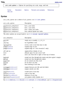 axis scale options