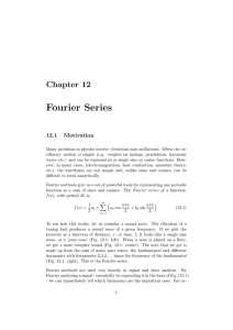 Chapter 12 Fourier Series