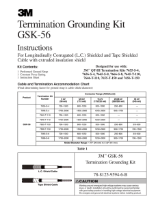 Termination Grounding Kit GSK-56
