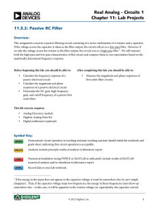Real Analog - Circuits 1 Chapter 11: Lab Projects - Learn