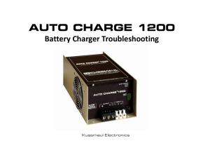 Battery Charger Troubleshooting