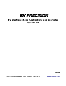 DC Load Application Note